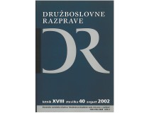 DRUŽBOSLOVNE RAZPRAVE 40