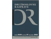 DRUŽBOSLOVNE RAZPRAVE 41