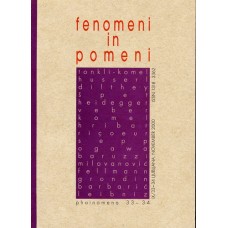 VEČ AVTORJEV-PHAINOMENA 33-34 FENOMENI IN POMENI