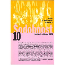 REVIJA-SODOBNOST 10, 2003